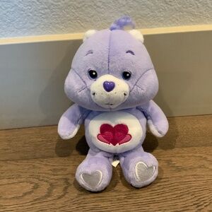 Vintage Care Bears Carlton Cards Harmony Hearts Small 8" Plush Rare 2003